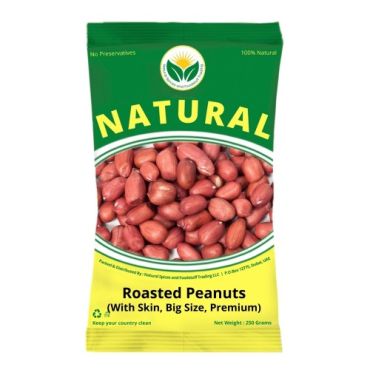 Natural Spices Peanut (Big Size, Roasted, Salted With Skin) 500 G